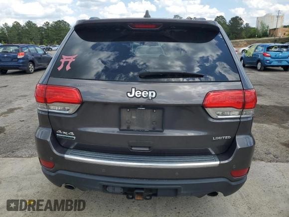 2016 Jeep Grand Cherokee Limited with VIN 1C4RJFBM2GC367384, listed as a Copart auction lot 52161775 with 171,669 mi miles and Salvage title. Bid and sale history available at DreamBid. Image 6.