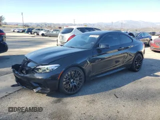 2020 BMW M2 Competition with VIN WBS2U7C08L7E69541, listed as a Copart auction lot 46155245 with 38,343 mi miles and Salvage Title. Bid and sale history available at carsss.com. Image 1.