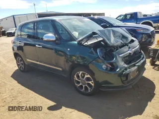 2014 FIAT 500L Lounge with VIN ZFBCFACH8EZ021946, listed as a Copart auction lot 68133844 with 104,017 mi miles and Salvage Title. Bid and sale history available at carsss.com. Image 4.