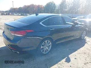 2018 Genesis G80 3.8L z VIN KMHGN4JE8JU232417, wystawiony jako IAAI lot #40983153 z przebiegiem 97 968 mil mil oraz . Historia ofert i sprzedaży dostępna na DreamBid. Obrazek 4.