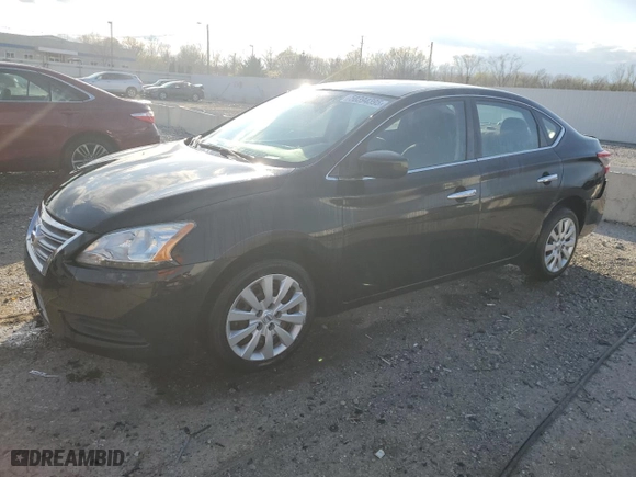 2014 Nissan Sentra S with VIN 3N1AB7AP4EL694370, listed as a Copart auction lot 50394395 with 172,332 mi miles and Salvage Title. Bid and sale history available at carsss.com. Image 1.