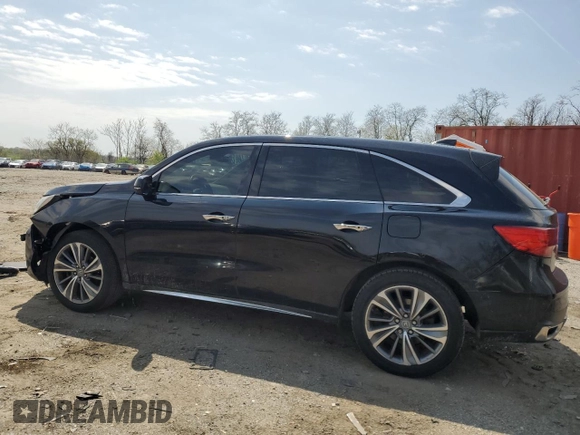 2017 Acura MDX Technology z VIN 5FRYD4H55HB005205, wystawiony jako Copart lot #52729095 z przebiegiem 122 333 mil mil oraz Szkody całkowita. Historia ofert i sprzedaży dostępna na DreamBid. Obrazek 2.