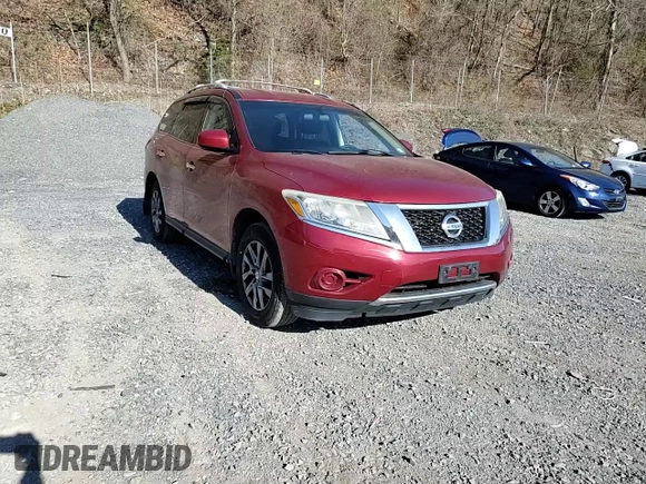 2013 Nissan Pathfinder SV with VIN 5N1AR2MM3DC620571, listed as a Copart auction lot 52930215 with 191,237 mi miles and Salvage Title. Bid and sale history available at carsss.com. Image 12.