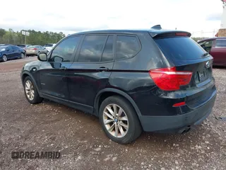 2013 BMW X3 xDrive28i with VIN 5UXWX9C51D0A21397, listed as a IAAI auction lot 41920794 with 158,593 mi miles. Bid and sale history available at carsss.com. Image 3.