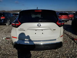 2022 Nissan Murano S with VIN 5N1AZ2AS6NC119100, listed as a Copart auction lot 86615944 with 61,319 mi miles and Salvage Title. Bid and sale history available at carsss.com. Image 6.