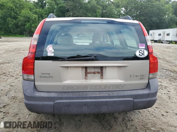 2002 Volvo V70 with VIN YV1SZ58D821062434, listed as a Copart auction lot 61400425 with 279,631 mi miles and Clean title. Bid and sale history available at DreamBid. Image 6.