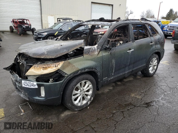 2014 Kia Sorento EX with VIN 5XYKUDA7XEG547150, listed as a Copart auction lot 42542245 with 0 mi miles and Salvage Title. Bid and sale history available at carsss.com. Image 1.