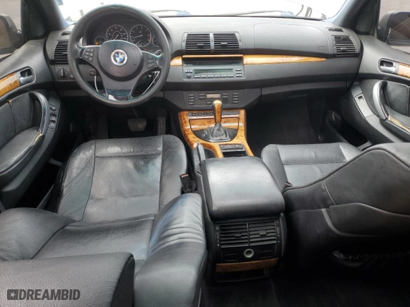 2006 BMW X5 4.4i with VIN 5UXFB53536LV22152, listed as a Copart auction lot 53160005 with 178,555 mi miles and Salvage Title. Bid and sale history available at carsss.com. Image 8.