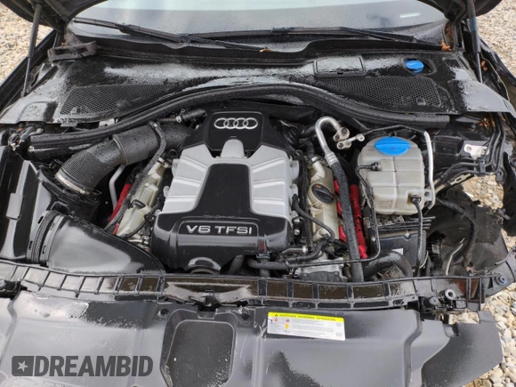 2012 Audi A6 Prestige with VIN WAUJGAFC8CN166536, listed as a Copart auction lot 45583475 with 80,574 mi miles and Salvage title. Bid and sale history available at DreamBid. Image 11.