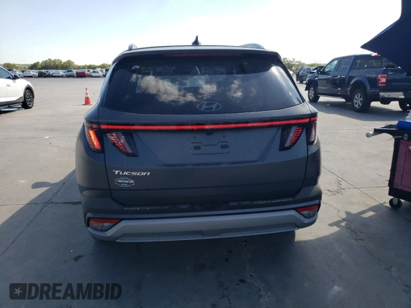 2025 Hyundai Tucson Limited with VIN 5NMJE3DE8SH446896, listed as a Copart auction lot 72633544 with 397 mi miles and Salvage Title. Bid and sale history available at carsss.com. Image 6.