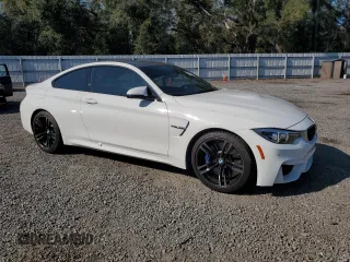 2019 BMW M4 with VIN WBS4Y9C51KAG67058, listed as a Copart auction lot 81354064 with 63,350 mi miles and Salvage Title. Bid and sale history available at carsss.com. Image 4.