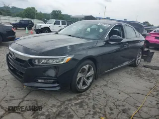 2018 Honda Accord EX-L z VIN 1HGCV1F54JA015038, wystawiony jako Copart lot #55223005 z przebiegiem 120 106 mil mil oraz Szkoda całkowita • Salvage title. Historia ofert i sprzedaży dostępna na DreamBid. Obrazek 1.