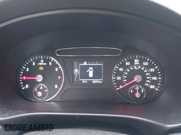 2016 Kia Sorento LX with VIN 5XYPGDA37GG148287, listed as a IAAI auction lot 42195971 with 92,974 mi miles and . Bid and sale history available at DreamBid. Image 7.