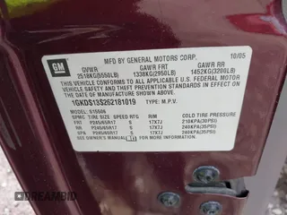 2006 GMC Envoy SLT with VIN 1GKDS13S262181019, listed as a IAAI auction lot 40130930 with 190,525 mi miles. Bid and sale history available at carsss.com. Image 9.