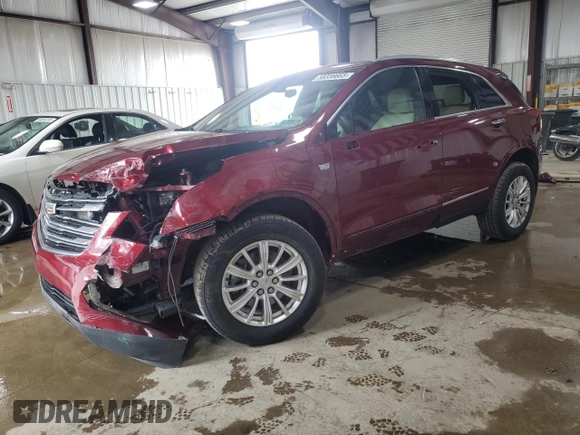 2017 Cadillac XT5 FWD with VIN 1GYKNARS6HZ193356, listed as a Copart auction lot 58356665 with 122,606 mi miles and Salvage title. Bid and sale history available at DreamBid. Image 1.