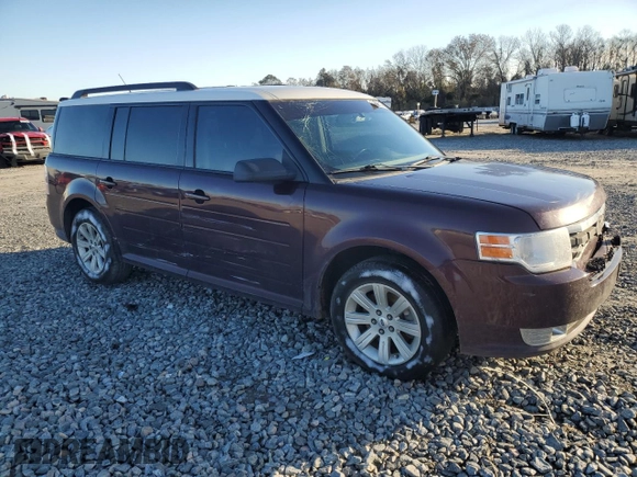 2011 Ford Flex SE with VIN 2FMGK5BC7BBD19504, listed as a Copart auction lot 89270525 with 185,528 mi miles and Salvage Title. Bid and sale history available at carsss.com. Image 4.