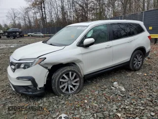 2020 Honda Pilot EX-L with VIN 5FNYF5H56LB020029, listed as a Copart auction lot 84160004 with 92,825 mi miles and Salvage Title. Bid and sale history available at carsss.com. Image 1.