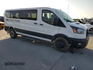 2023 Ford Transit Passenger XL with VIN 1FBAX2Y82PKB73172, listed as a Copart auction lot 53253985 with 12,895 mi miles and Salvage title. Bid and sale history available at DreamBid. Image 4.