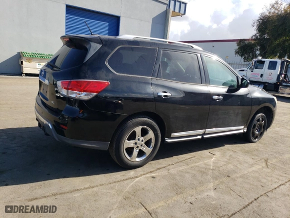 2013 Nissan Pathfinder Platinum with VIN 5N1AR2MN0DC610363, listed as a Copart auction lot 80847334 with 139,098 mi miles and Salvage Title. Bid and sale history available at carsss.com. Image 3.