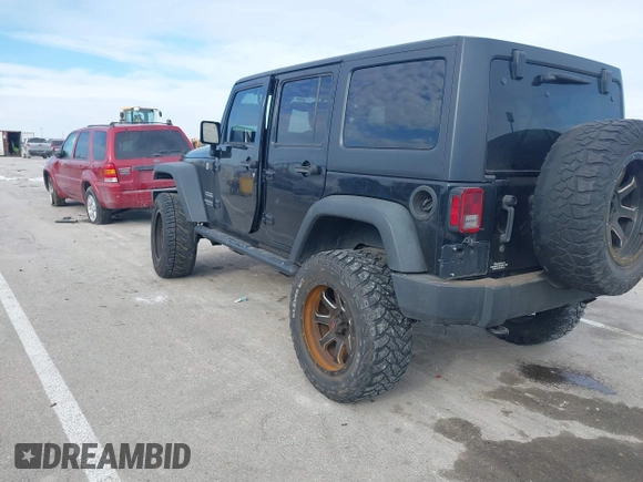 2017 Jeep Wrangler Unlimited Sport with VIN 1C4BJWDG1HL733474, listed as a IAAI auction lot 41395245 with 275,871 mi miles. Bid and sale history available at carsss.com. Image 3.