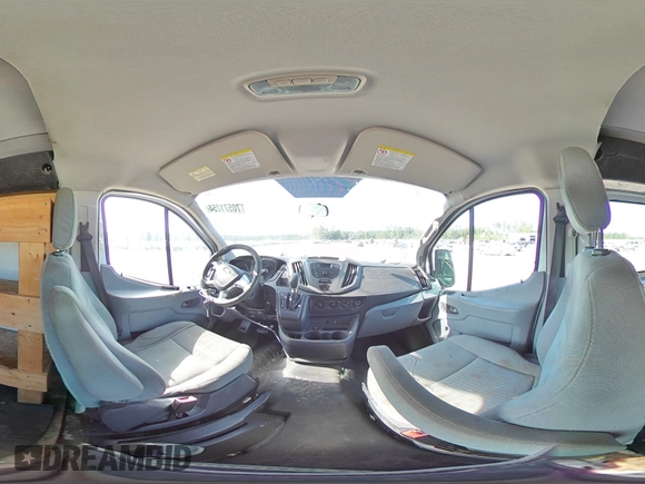 2015 Ford Transit Cargo with VIN 1FTNR1ZM0FKA55889, listed as a Copart auction lot 70571254 with 198,831 mi miles and Salvage Title. Bid and sale history available at DreamBid. Image 14.