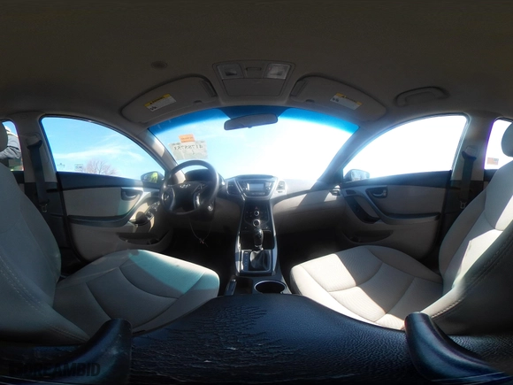 2014 Hyundai Elantra SE with VIN KMHDH4AE5EU101798, listed as a IAAI auction lot 41785753 with 206,799 mi miles. Bid and sale history available at carsss.com. Image 18.