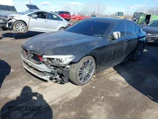2019 BMW 5 Series 540i xDrive with VIN WBAJE7C54KWD55100, listed as a IAAI auction lot 41476251 with 74,733 mi miles and . Bid and sale history available at carsss.com. Image 20.