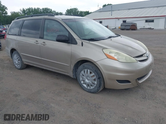 2006 Toyota Sienna CE z VIN 5TDZA23C16S491786, wystawiony jako IAAI lot #42510325 z przebiegiem 318 053 mil mil oraz . Historia ofert i sprzedaży dostępna na DreamBid. Obrazek 1.