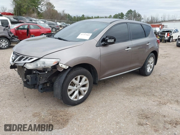 2013 Nissan Murano LE with VIN JN8AZ1MU5DW208783, listed as a IAAI auction lot 41757565 with 191,633 mi miles and . Bid and sale history available at DreamBid. Image 2.
