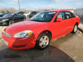 2012 Chevrolet Impala LS Fleet with VIN 2G1WF5E31C1155327, listed as a Copart auction lot 46858885 with 84,617 mi miles and Salvage title. Bid and sale history available at DreamBid. Image 1.