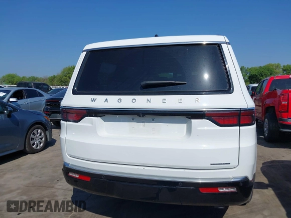 2024 Jeep Wagoneer Series II with VIN 1C4SJUBP9RS126155, listed as a IAAI auction lot 41851590 with 46,543 mi miles and . Bid and sale history available at DreamBid. Image 16.