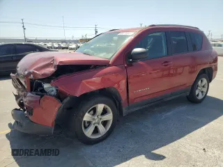 2017 Jeep Compass Sport with VIN 1C4NJCBA6HD124515, listed as a Copart auction lot 60376945 with 150,399 mi miles and Salvage title. Bid and sale history available at DreamBid. Image 1.