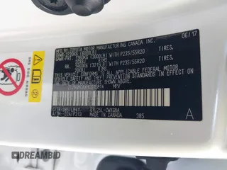 2017 Lexus RX with VIN 2T2BGMCAXHC015814, listed as a IAAI auction lot 41786141 with 96,418 mi miles. Bid and sale history available at carsss.com. Image 9.