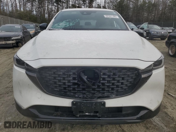 2024 Mazda CX-5 2.5 Carbon Turbo with VIN JM3KFBAY7R0405607, listed as a Copart auction lot 42331165 with 9,207 mi miles and Salvage Title. Bid and sale history available at carsss.com. Image 5.