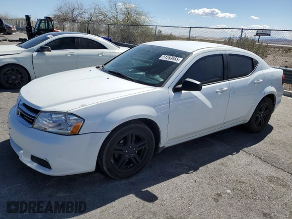 2011 Dodge Avenger Express with VIN 1B3BD4FB1BN617038, listed as a Copart auction lot 51283665 with 137,362 mi miles and Salvage Title. Bid and sale history available at DreamBid. Image 1.