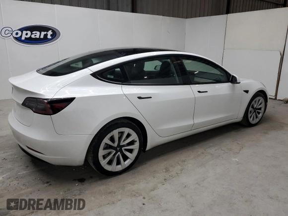 2023 Tesla Model 3 z VIN 5YJ3E1EA2PF439119, wystawiony jako Copart lot #60708065 z przebiegiem 48 717 mil mil oraz Nie do naprawy • Non repairable. Historia ofert i sprzedaży dostępna na DreamBid. Obrazek 3.