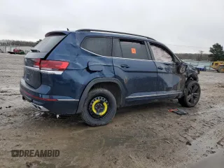 2021 Volkswagen Atlas SE z VIN 1V2PR2CA4MC524405, wystawiony jako Copart lot #86331014 z przebiegiem 129 265 mil mil oraz Szkoda całkowita • Salvage title. Historia ofert i sprzedaży dostępna na DreamBid. Obrazek 3.