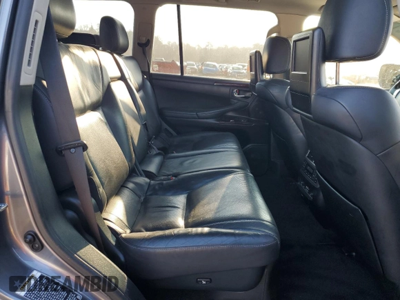 2015 Lexus LX 570 with VIN JTJHY7AX9F4166130, listed as a Copart auction lot 43653595 with 105,108 mi miles and Salvage Title. Bid and sale history available at DreamBid. Image 11.