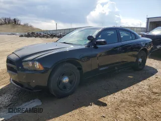 2014 Dodge Charger Police with VIN 2C3CDXAGXEH213891, listed as a Copart auction lot 54361395 with 156,063 mi miles and Non Repairable. Bid and sale history available at DreamBid. Image 1.