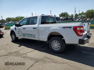 2023 Ford F-150 XL with VIN 1FTFW1E89PKD98613, listed as a Copart auction lot 61860785 with 25,568 mi miles and Salvage title. Bid and sale history available at DreamBid. Image 2.