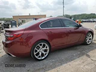 2016 Buick Regal GS with VIN 2G4GV5GX1G9155264, listed as a Copart auction lot 64977104 with 129,580 mi miles and Salvage Title. Bid and sale history available at DreamBid. Image 3.
