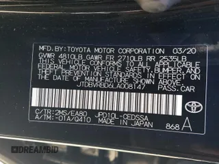 2020 Toyota Mirai z VIN JTDBVRBD6LA008147, wystawiony jako Copart lot #46129054 z przebiegiem 25 475 mil mil oraz . Historia ofert i sprzedaży dostępna na DreamBid. Obrazek 12.