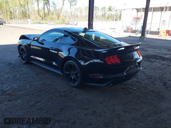 2020 Ford Mustang EcoBoost with VIN 1FA6P8TH4L5157985, listed as a IAAI auction lot 41836656 with 80,343 mi miles. Bid and sale history available at carsss.com. Image 3.