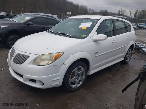 2006 Pontiac Vibe with VIN 5Y2SL65876Z458124, listed as a IAAI auction lot 41559418 with 170,578 mi miles. Bid and sale history available at carsss.com. Image 2.