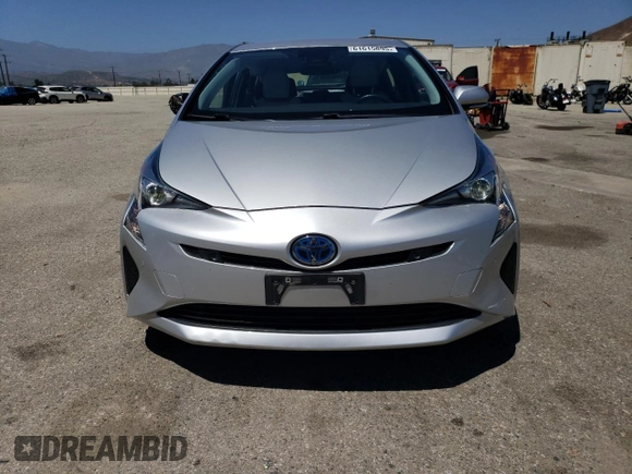 2017 Toyota Prius Two with VIN JTDKARFU4H3542555, listed as a Copart auction lot 61615895 with 52,600 mi miles and Salvage title. Bid and sale history available at DreamBid. Image 5.