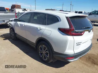 2020 Honda CR-V EX with VIN 2HKRW2H51LH692844, listed as a IAAI auction lot 41572877 with 24,950 mi miles. Bid and sale history available at carsss.com. Image 3.