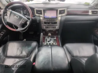 2013 Lexus LX 570 with VIN JTJHY7AX2D4101858, listed as a Copart auction lot 53908465 with 149,930 mi miles and Salvage title. Bid and sale history available at DreamBid. Image 8.