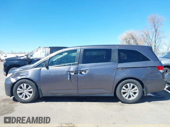 2015 Honda Odyssey EX-L with VIN 5FNRL5H66FB063215, listed as a IAAI auction lot 41846532 with 153,048 mi miles and . Bid and sale history available at carsss.com. Image 15.