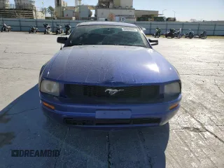2005 Ford Mustang Deluxe with VIN 1ZVFT80N455129183, listed as a Copart auction lot 48500905 with 162,440 mi miles and Salvage Title. Bid and sale history available at carsss.com. Image 5.