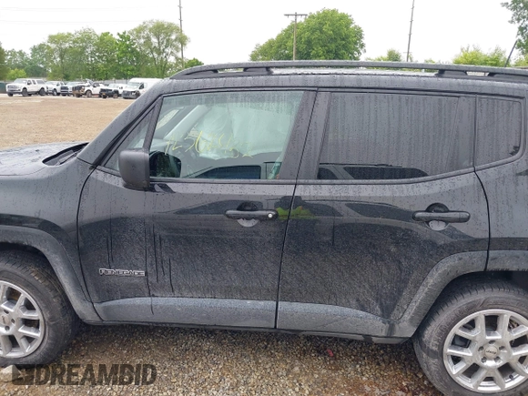 2022 Jeep Renegade Sport with VIN ZACNJDA1XNPN73830, listed as a IAAI auction lot 42362432 with 26,273 mi miles and . Bid and sale history available at DreamBid. Image 14.